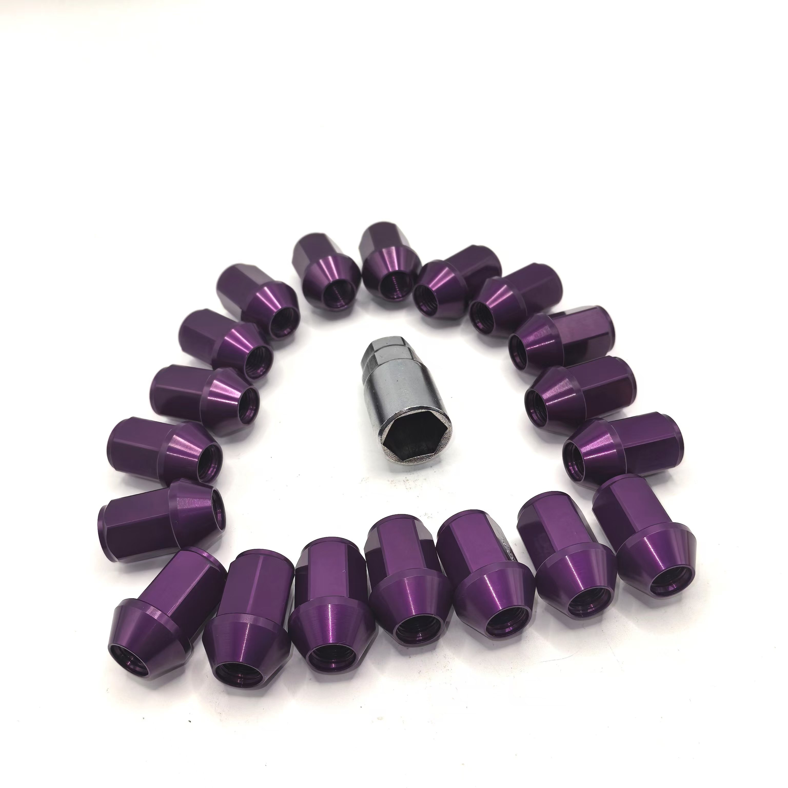 New Purple 12x1.5x35mm High-Performance Aluminum Alloy Wheel Lug Nuts Car Nut Parts For Toyota Mitsubishi Honda
