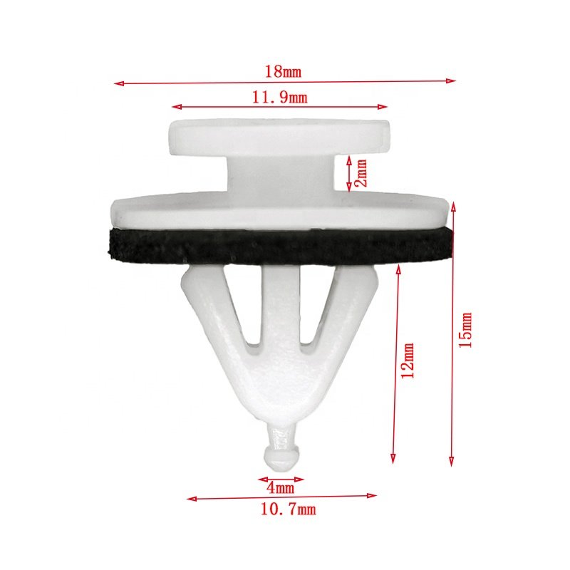 Xinghan Automotive Buckle POM White Plastic Clip Automotive Fastener Decorative Buckle