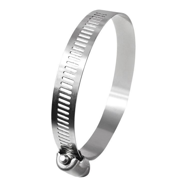 Free Sample Hose Cinch Clamp Hardware Fasteners Adjustable American Type 201/304 Steel stainless heavy Duty Pipe Clamp