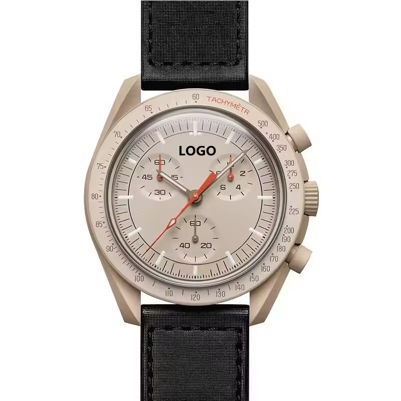 High-quality Brand Watches Moon Mercury Venus Earth Sun Jupiter Mars Saturn Neptune Pluto Men's Quartz Watch Sample Omegasx