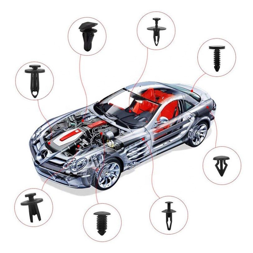 Car Bumper Fender Buckle /Car Fastener Plastic Clips for Cars /Fenders Door Hood Trim Nylon Car Buckle Retainer