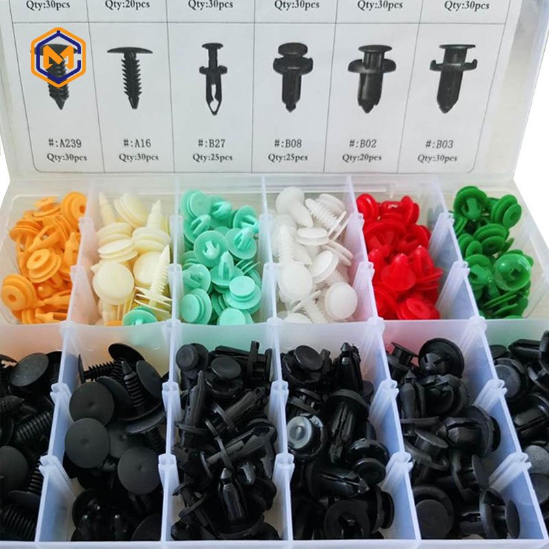 Wholesale Customized Auto Fastener Clip Universal Nylon Bumper Retainer for Cars New POM & Metal Material