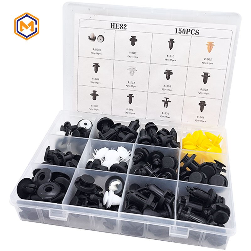 Wholesale Customized Auto Fastener Clip Universal Nylon Bumper Retainer for Cars New POM & Metal Material