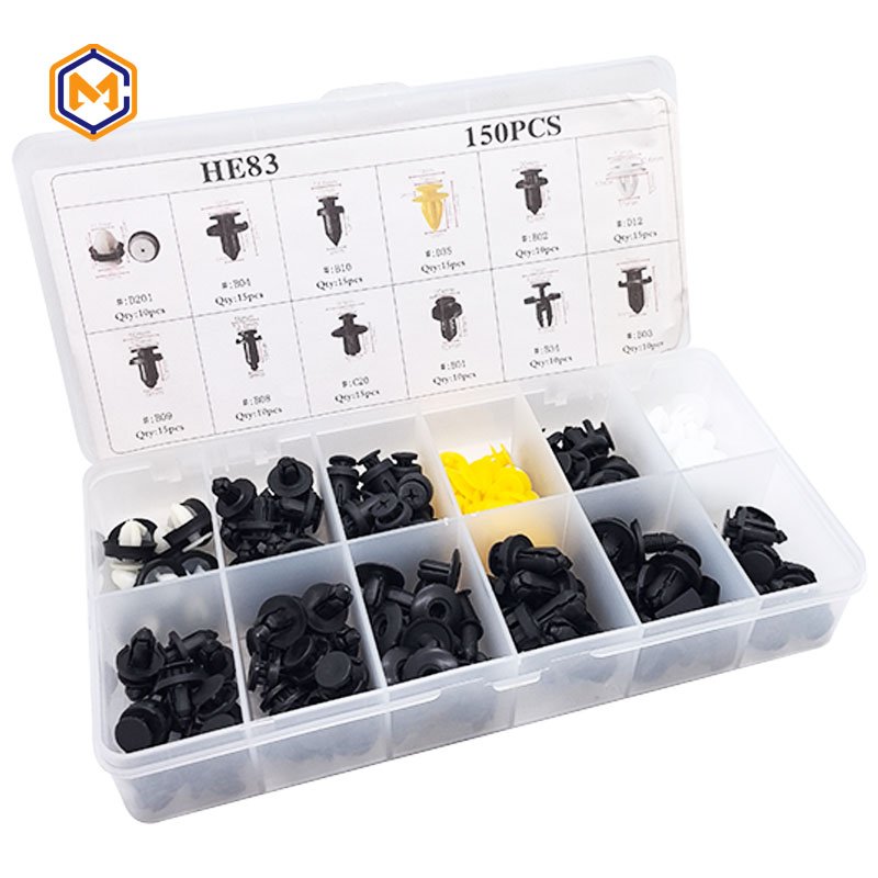 Wholesale Customized Auto Fastener Clip Universal Nylon Bumper Retainer for Cars New POM & Metal Material