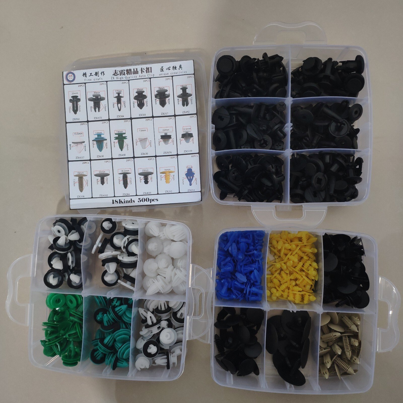 JZ High Quality Hot selling universal automotive fastener screw clip for car retaining rivet car clips fasteners