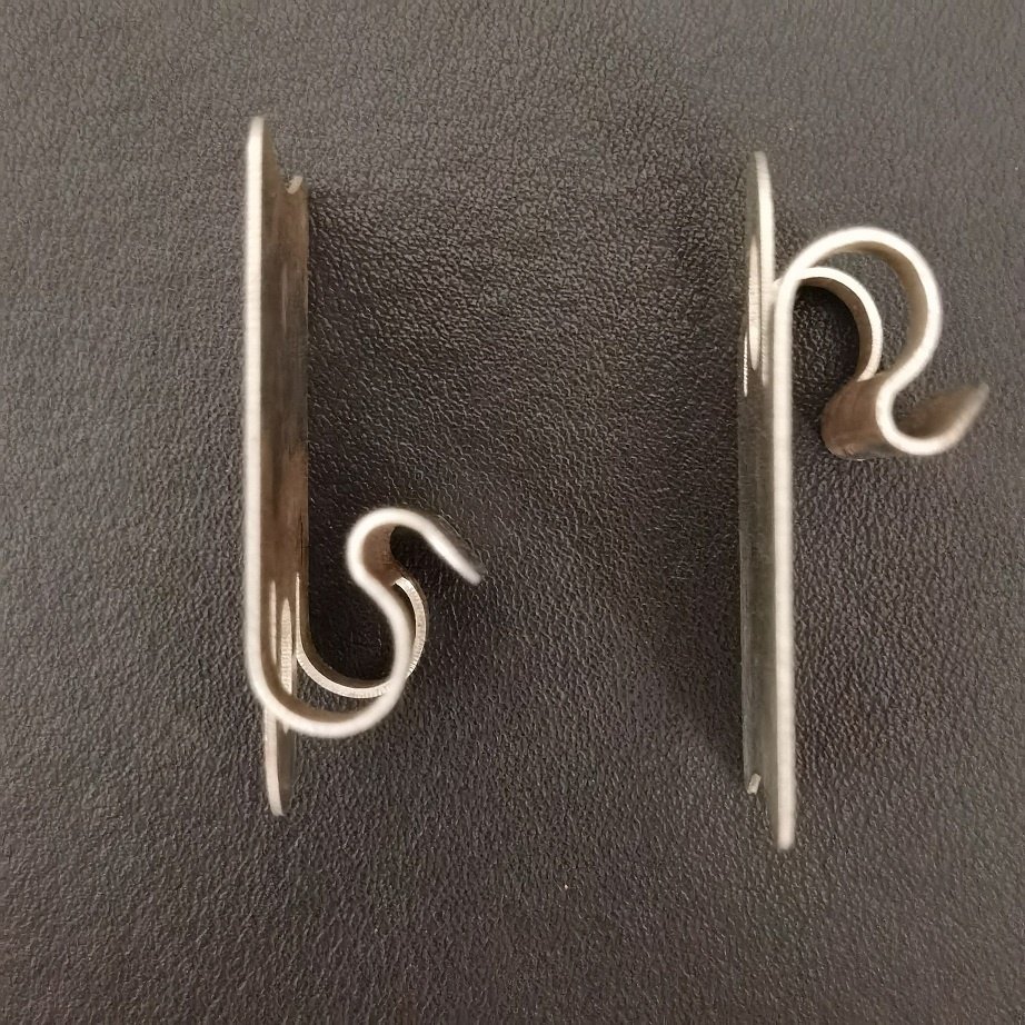 manufacture custom fastener tube closed u shape metal clips