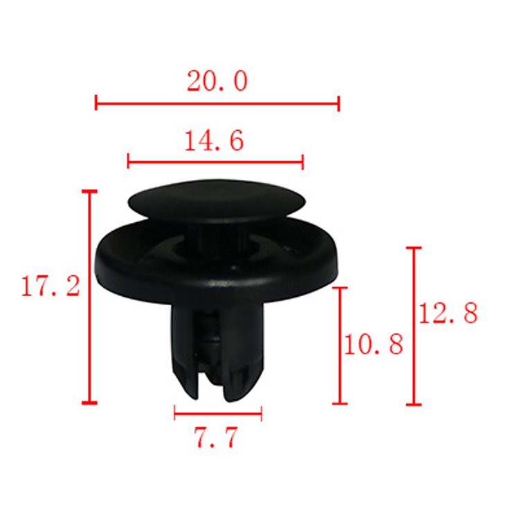 101976 Factory Supply auto clips plastic fastener for cars Plastic Rivets Auto body clips