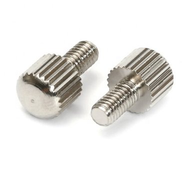 M2 M3 M4 M5 CNC Turning Fastener Aluminum Thumb Screws Knurled Threaded Custom Thumb Screw
