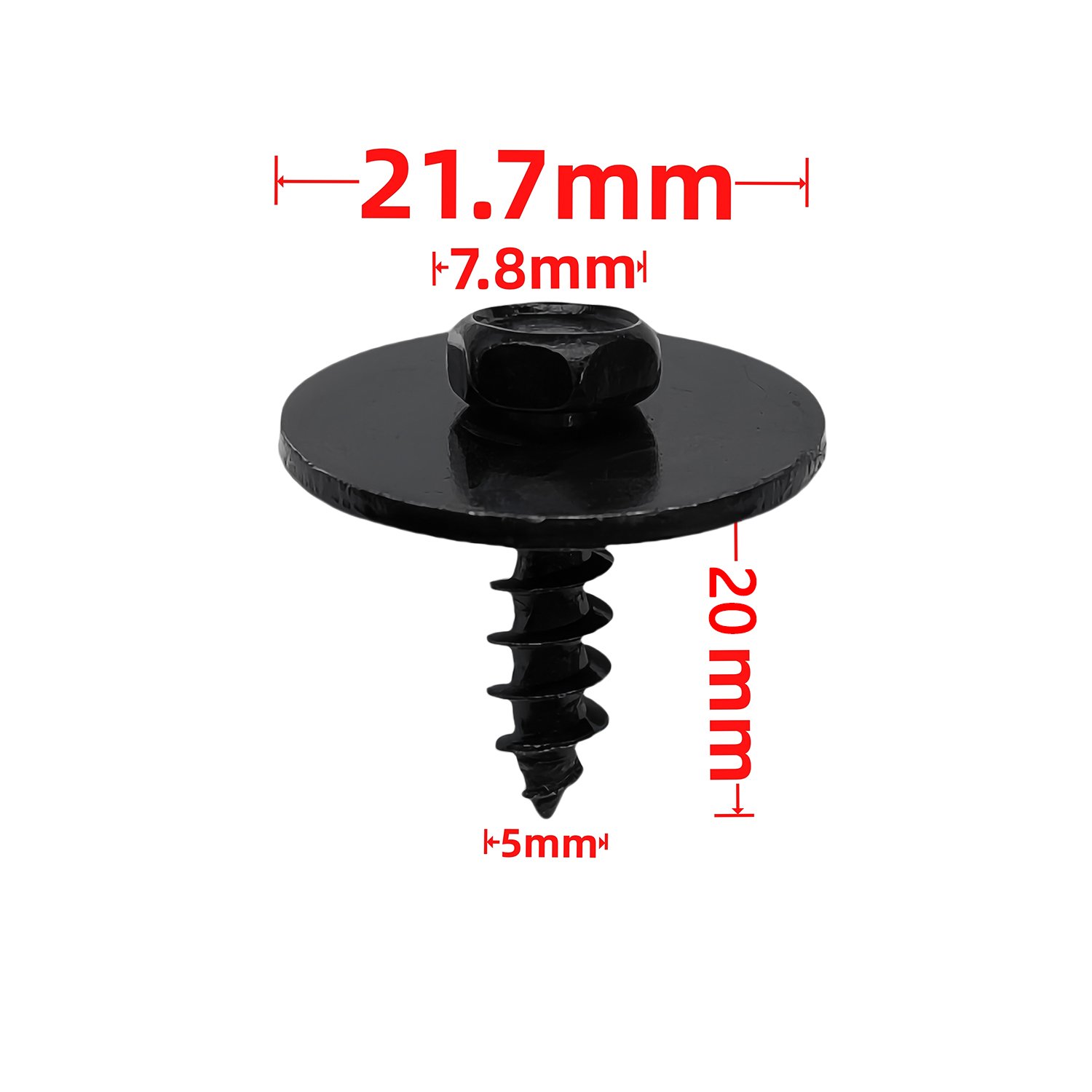 Auto Metal Clip Car Body Fender Metal Screws Splint Nut Fasteners for BMW
