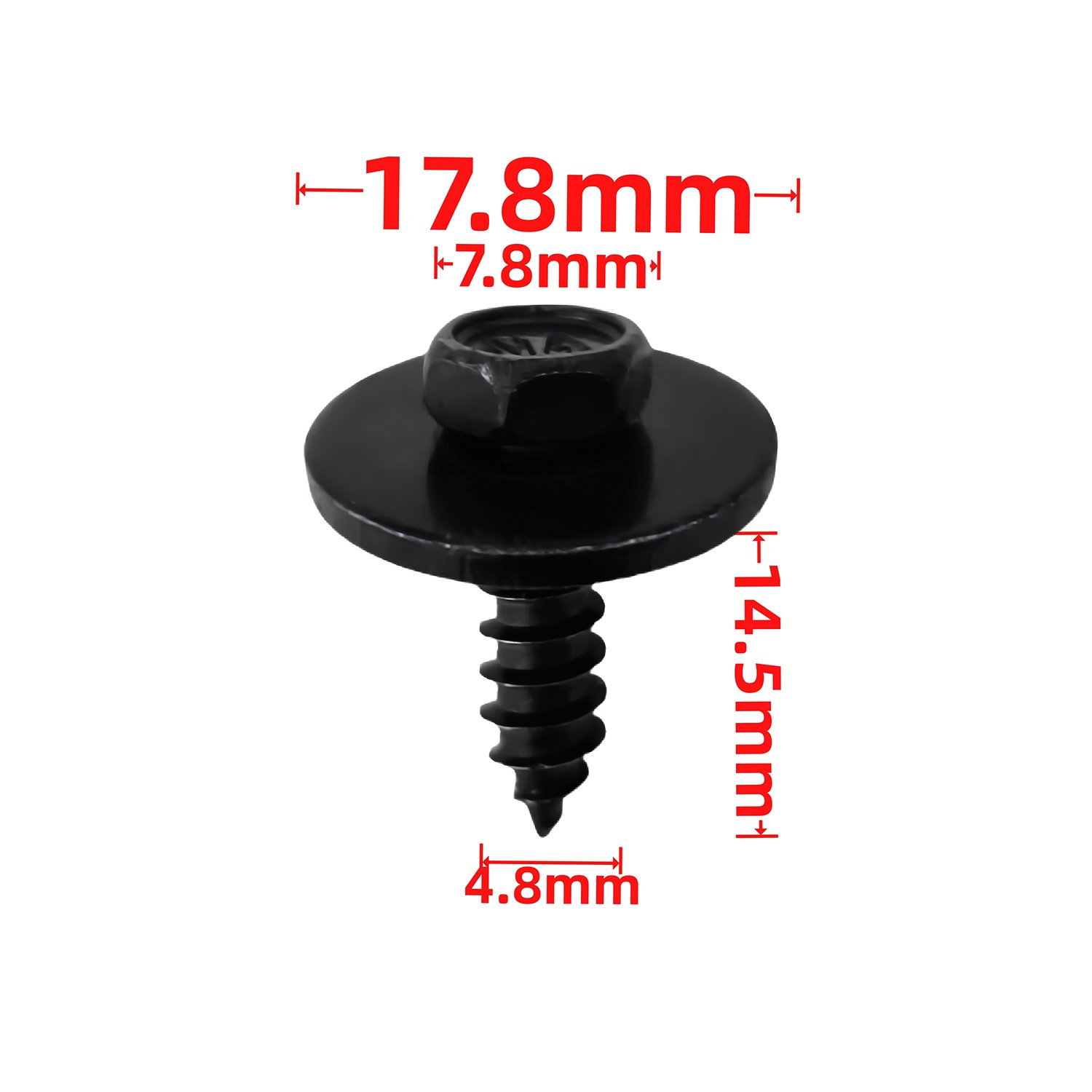 Auto Metal Clip Car Body Fender Metal Screws Splint Nut Fasteners for BMW