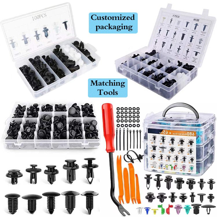 nylon Automotive Plastic Screw Clips And Auto Plastic Rivets Fasteners