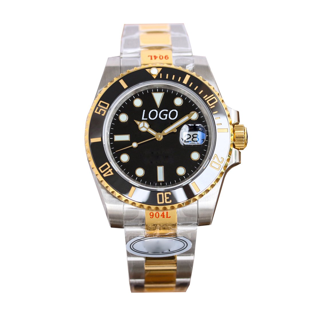 High quality wholesale 3A material glow-in-the-dark 904 steel band men's automatic mechanical watch designer Montreux watches