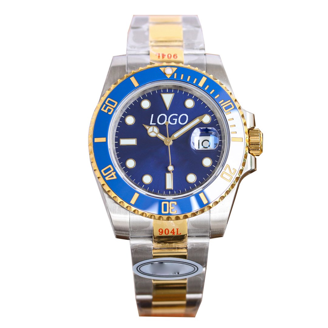 High quality wholesale 3A material glow-in-the-dark 904 steel band men's automatic mechanical watch designer Montreux watches