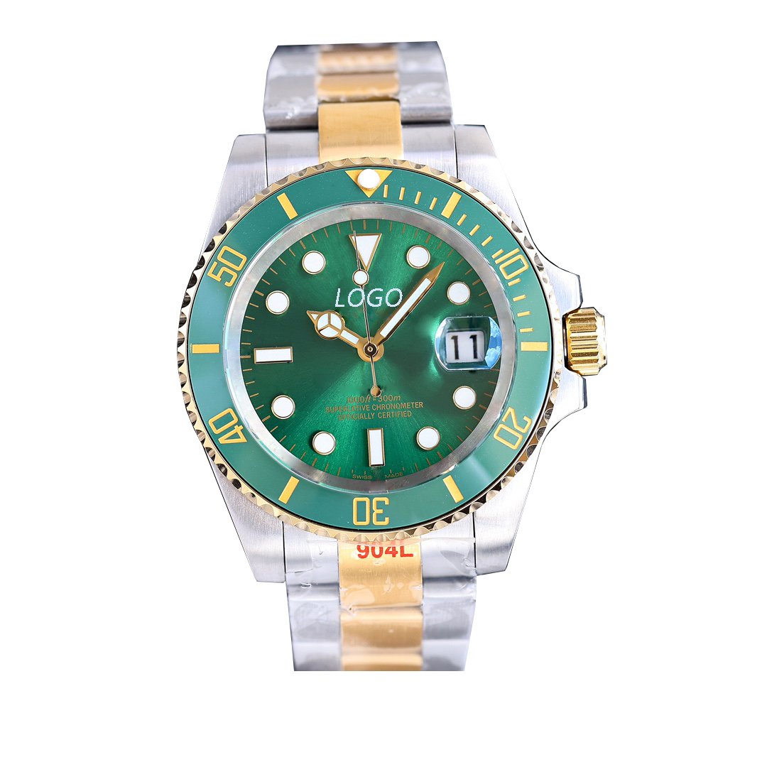 High quality wholesale 3A material glow-in-the-dark 904 steel band men's automatic mechanical watch designer Montreux watches