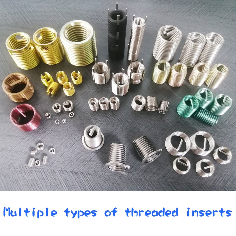 304 Stainless Steel MS122-078 Lubricated Stainless Steel Helical Inserts