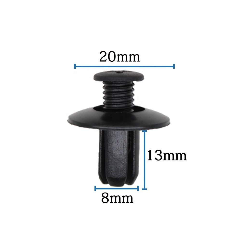 Automotive Spare Parts Car Universal Body Shield Retainer Bumper Fastener Nylon Clips Car Door Panel Clip Auto Plastic Rivet