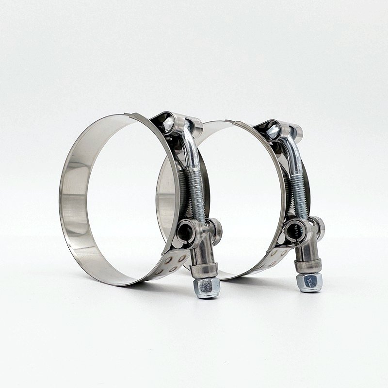 Tianjin hot sale W2 T bolt hose clamp for auto parts