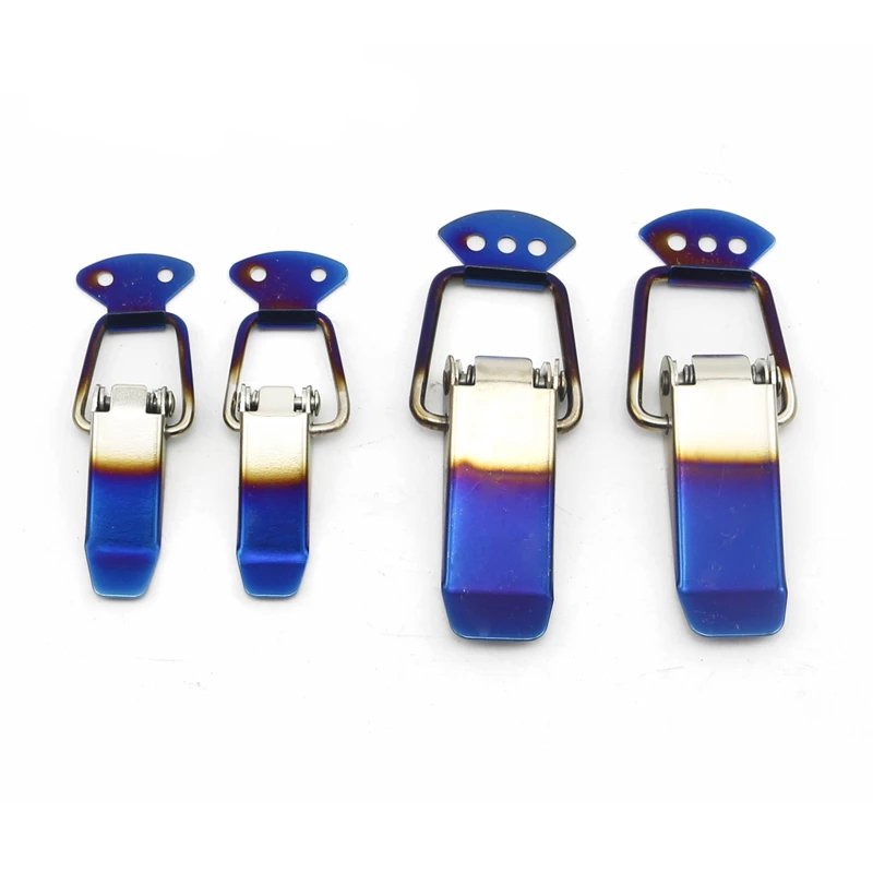 AUSO 2Pcs Car Hood Clip Hasp Car Security Hook Quick Release Fasteners Lock Clip Kit for Racing Auto Decoration