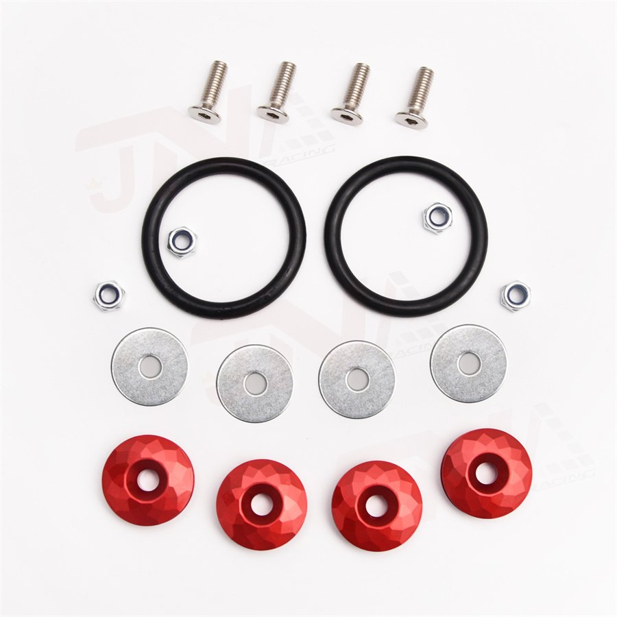 JDM Diamond Style CNC Quick Release Fastener Universal Car Bumper Trunk Quick Release Fastener