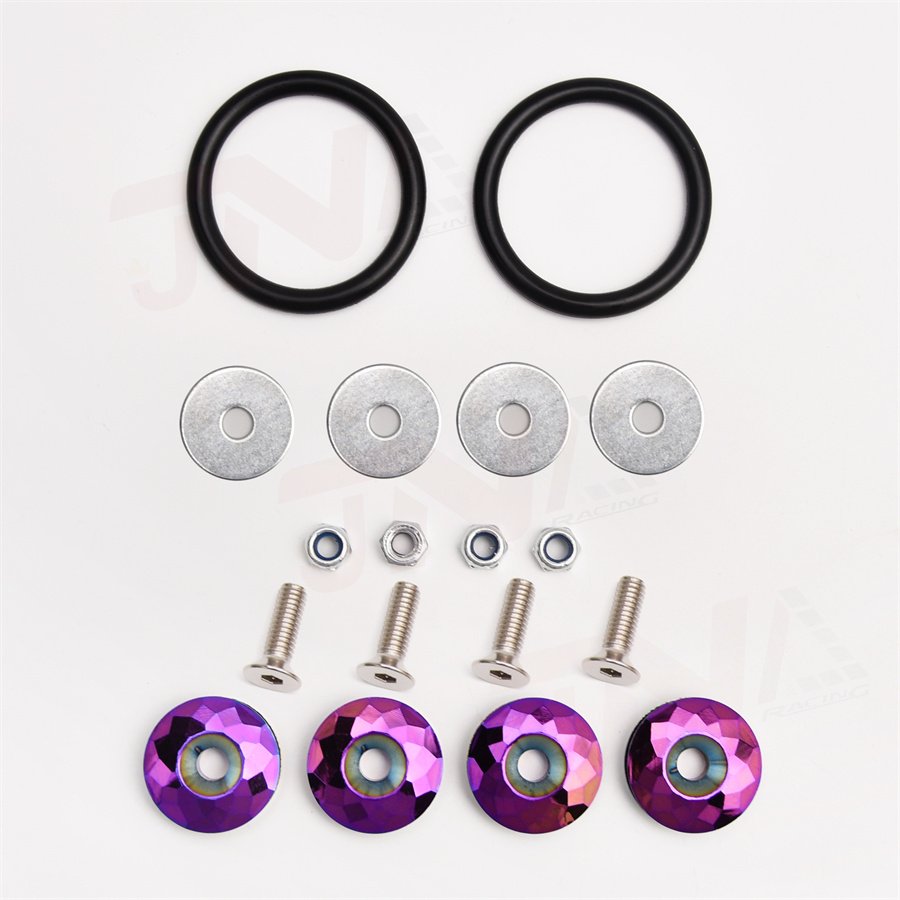 JDM Diamond Style CNC Quick Release Fastener Universal Car Bumper Trunk Quick Release Fastener