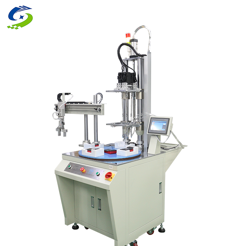 2024 New Product Turntable Type Automatic Screw Locking Fast Screwing Auto Feed Screwdriver Machine with Manipulator Robotic Arm