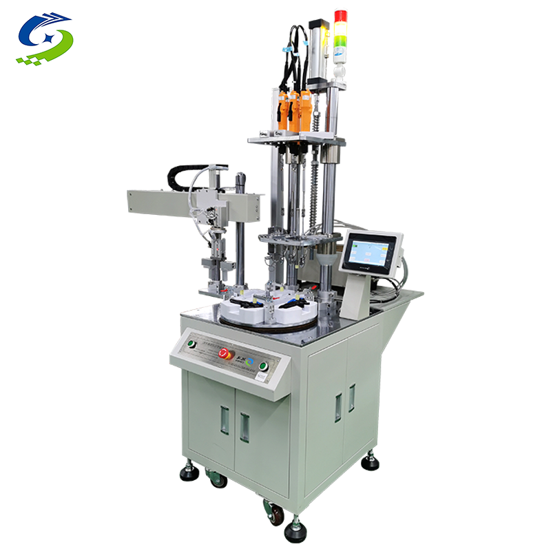 2024 New Product Turntable Type Automatic Screw Locking Fast Screwing Auto Feed Screwdriver Machine with Manipulator Robotic Arm