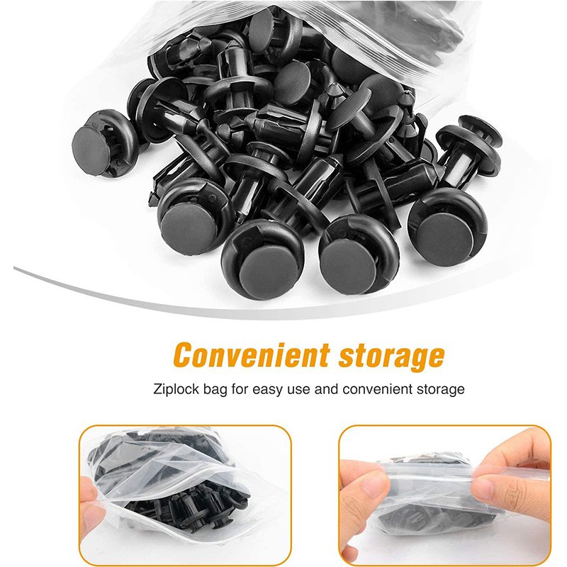 Hot Sale Fastener Rivet Clips Kit Nylon Bumper Automotive Assembly Expansion Screws for Honda and Acura Auto Fastener & Clip
