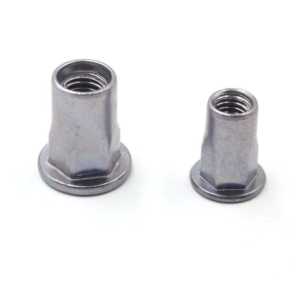 Factory Direct Stainless Steel Small Flange Half Hex Rivet Nut Stainless Steel 304 Flat Head Inner And Outer Half Hex Rivet Nuts
