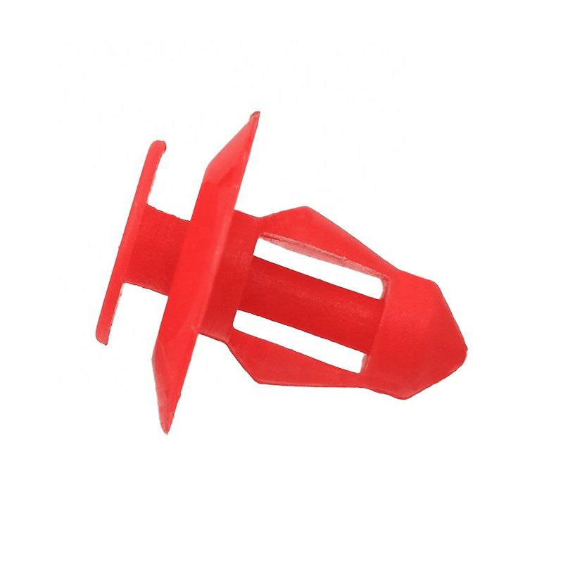Nylon Car Promotional Rivets, Red Decorative Clip Rivets on the Interior of the Body Panel