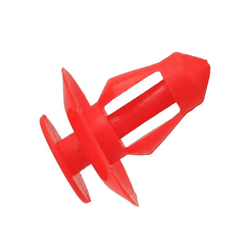 Nylon Car Promotional Rivets, Red Decorative Clip Rivets on the Interior of the Body Panel