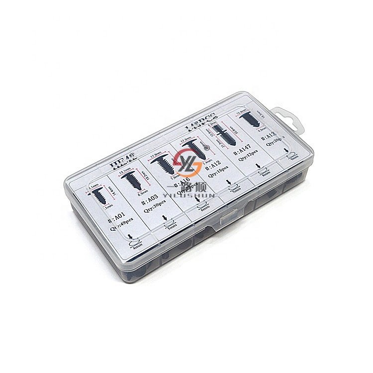 HE42 146 PCS/SET Fasteners Auto Body Parts Clips Auto Plastic Rivet Plastic Auto Car Nylon Plastic Box