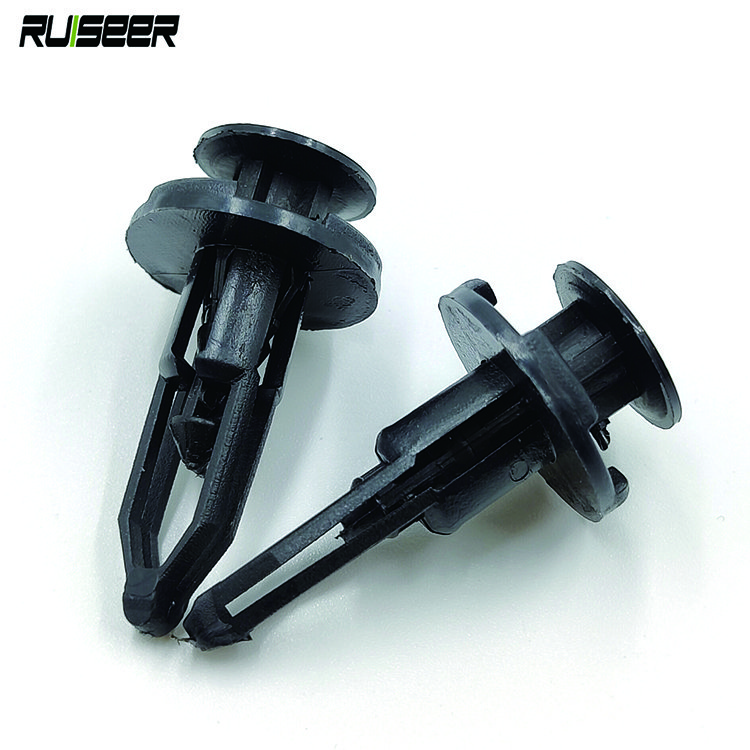 Hot Sale 100pcs Auto Bumper Fastener 8mm Hole Rivet Retainer Push Engine Cover Car Door Trim Panel Clip Fasteners
