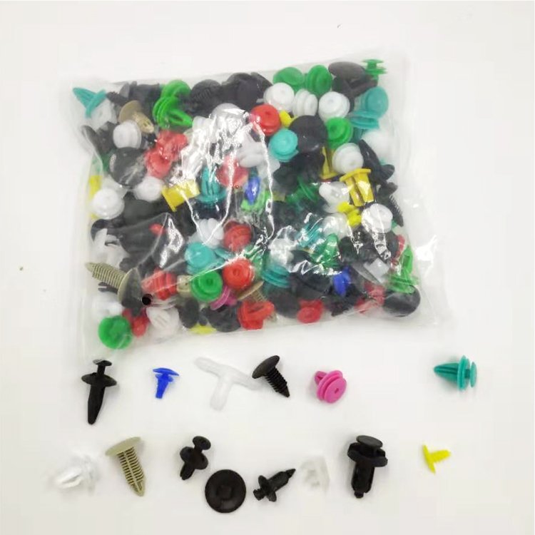 C0353 200pcs car Bumper clipsInterior Panel Fixing Clip Push RetainerBumper Fastener Plastic Fastener Auto Clips