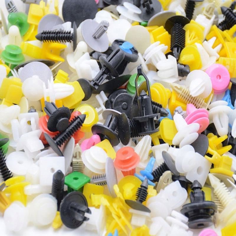 C0353 200pcs car Bumper clipsInterior Panel Fixing Clip Push RetainerBumper Fastener Plastic Fastener Auto Clips