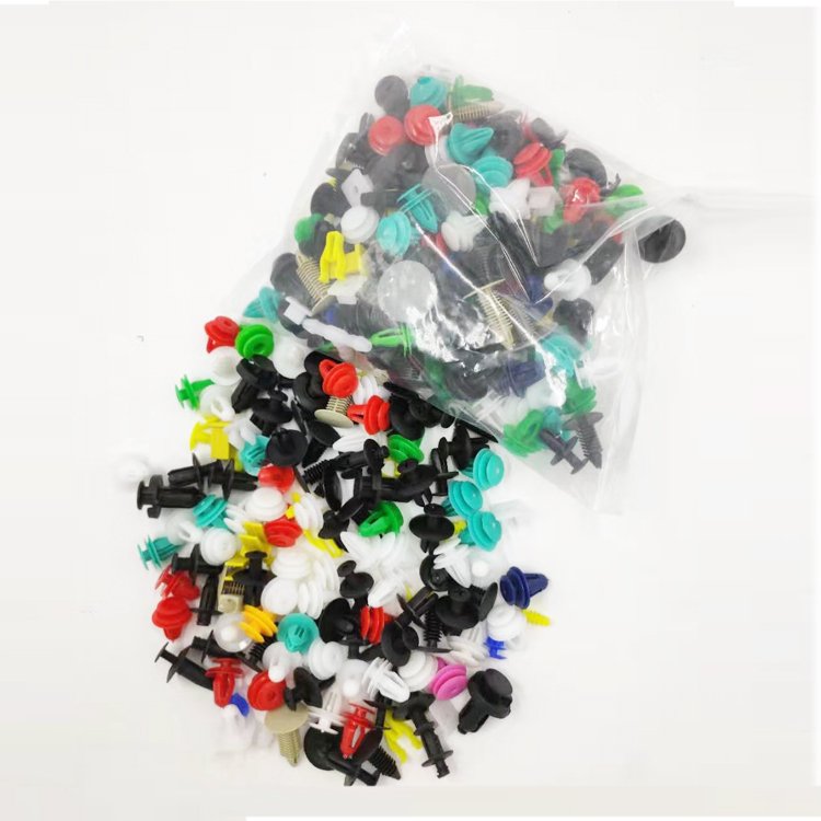 C0353 200pcs car Bumper clipsInterior Panel Fixing Clip Push RetainerBumper Fastener Plastic Fastener Auto Clips
