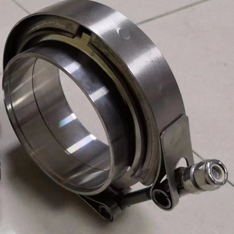 1.5-6.0 inch Auto Parts V band Clamp Male Female Flange Kit for Exhaust Pipes Down Pipe