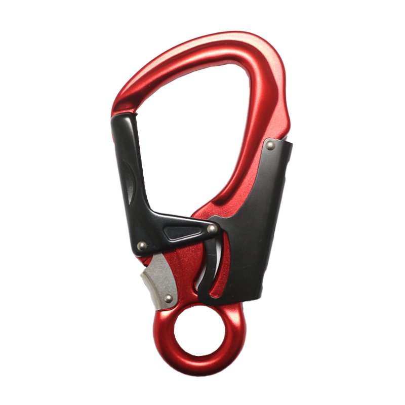 Suitable Size Customized Safety Aluminum Clip for Fall Protection Electrician Work Triple Action Locking System Snap Hook