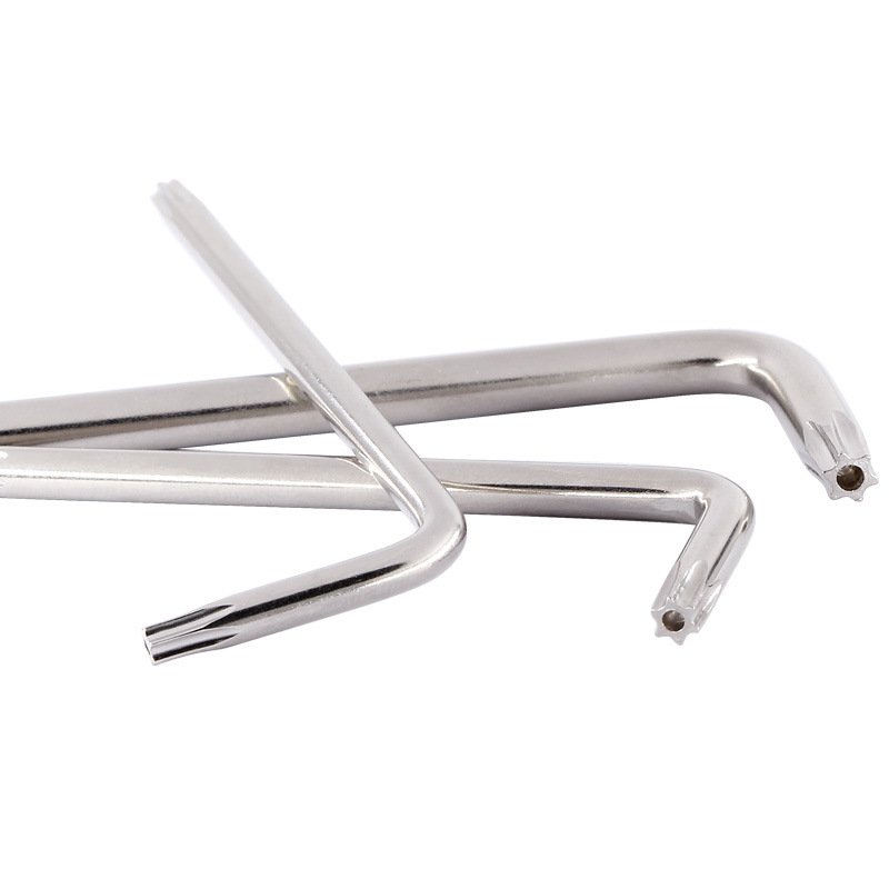 Fastener Wholesales Allen Wrench Hex Key T10 T15 T20 T25 T27 T30 T40 T45 T50 Hex Key 2mm Hex L Wrench