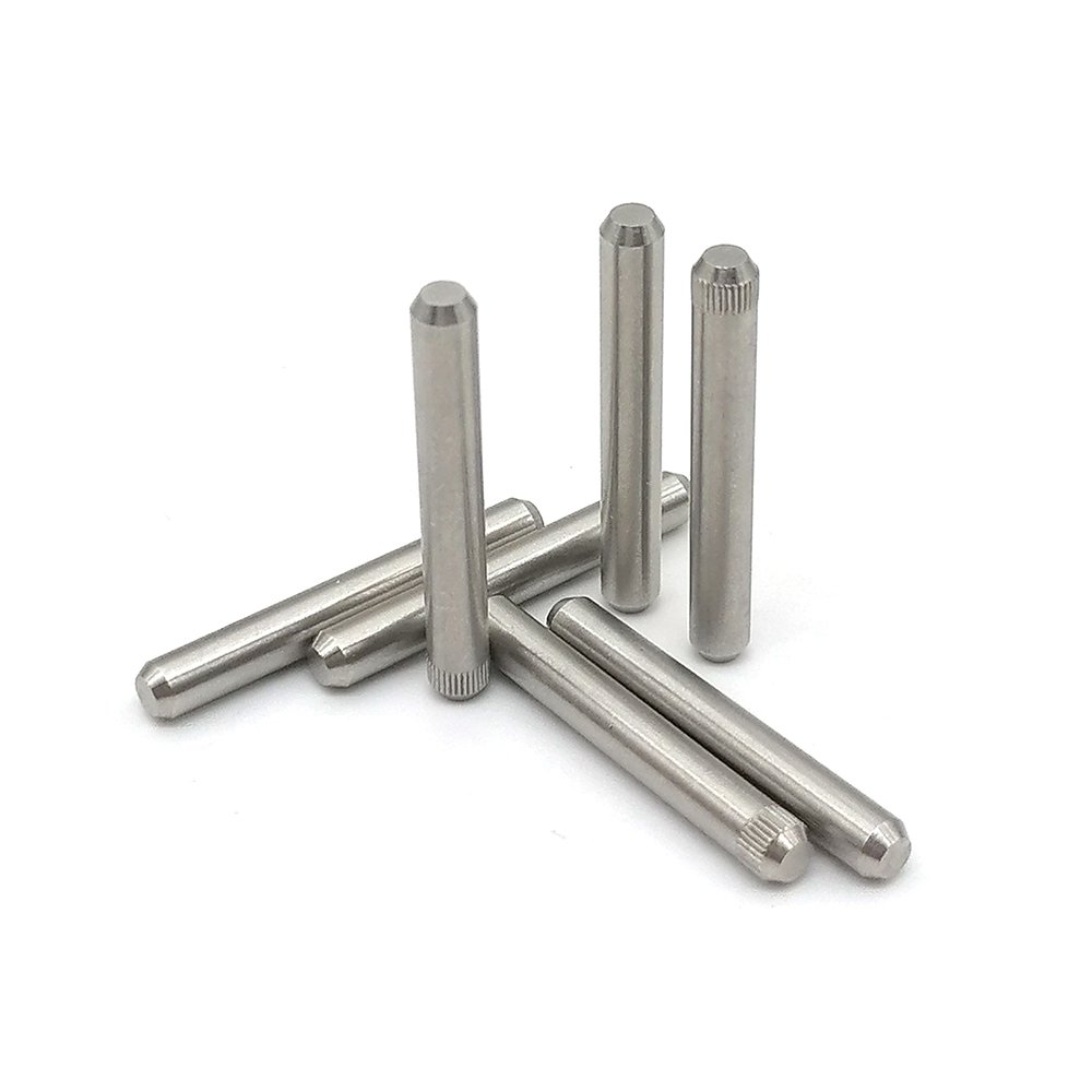 Custom CNC Machining Metric Machine Screws Precision Shoulder Knurled External Thread Dowel Pins