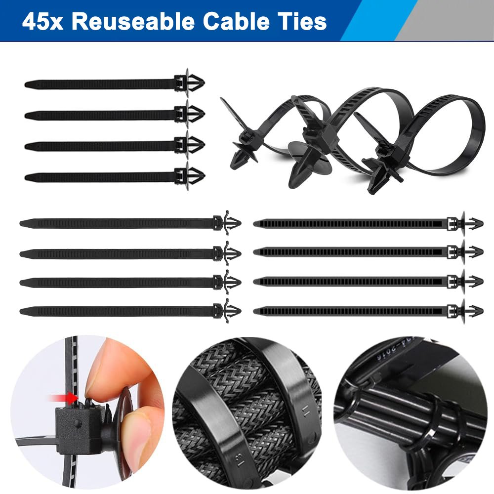 1250 Pcs Universal Auto Push Retainers Kits Manufacture for Body Door Trim Fender Panel Plastic bumper Sets Auto Fasteners Clips