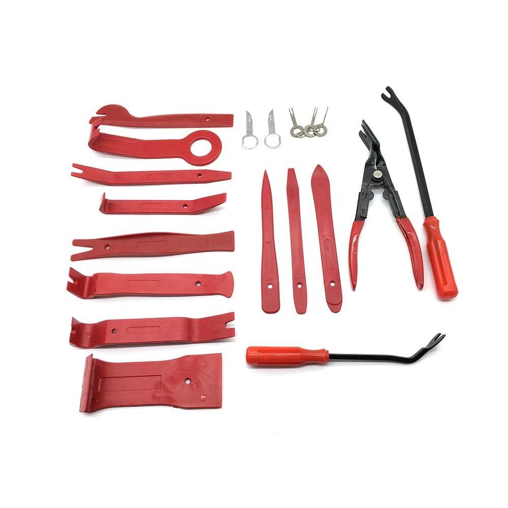19pc Trim Removal Automobile Audio Disassembly Auto Interior Car Buckle Tool Plastic Panel Trim Part for Car Audio Systems