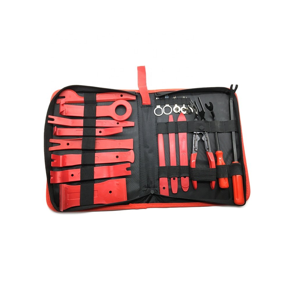 19pc Trim Removal Automobile Audio Disassembly Auto Interior Car Buckle Tool Plastic Panel Trim Part for Car Audio Systems