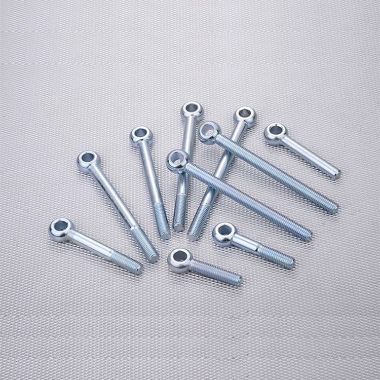 OEM Hot Sale Galvanized Carbon Steel DIN 444 Eye Bolt Eye Bolts HDG Zinc Plate Lifting Eye Screw Forged Machinery Fastener