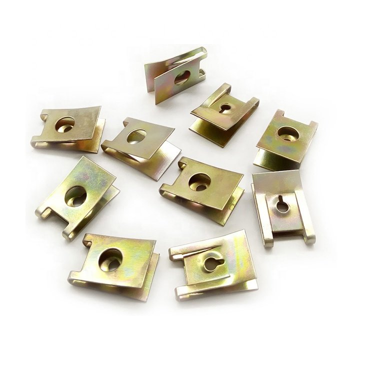 Auto Car Self-tapping Screw Metal U-Type Base Fender Bumper Leaf board Fastener Grommet Clip