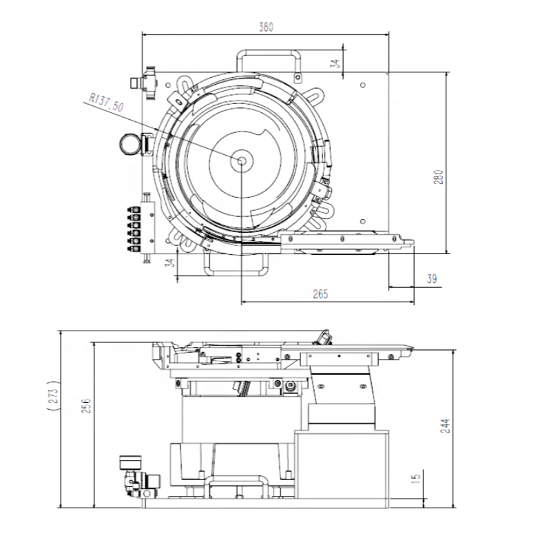 Screw Nut Bolt Spring Small Hardware Parts Vibration Bowl Feeder Automatic Bowl Feeder for Assembly Line