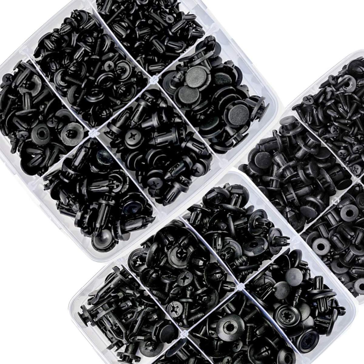 Automotive Nylon Plastic Car Push Retainer Auto Body Fasteners Assortment Clips Rivet Bumper Kit Sets