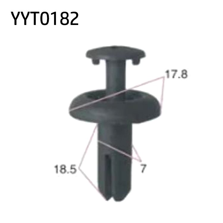 Factory direct sales auto core piercing nails plastic fasteners and clips plastic push rivets auto body clips for Mitsubishi