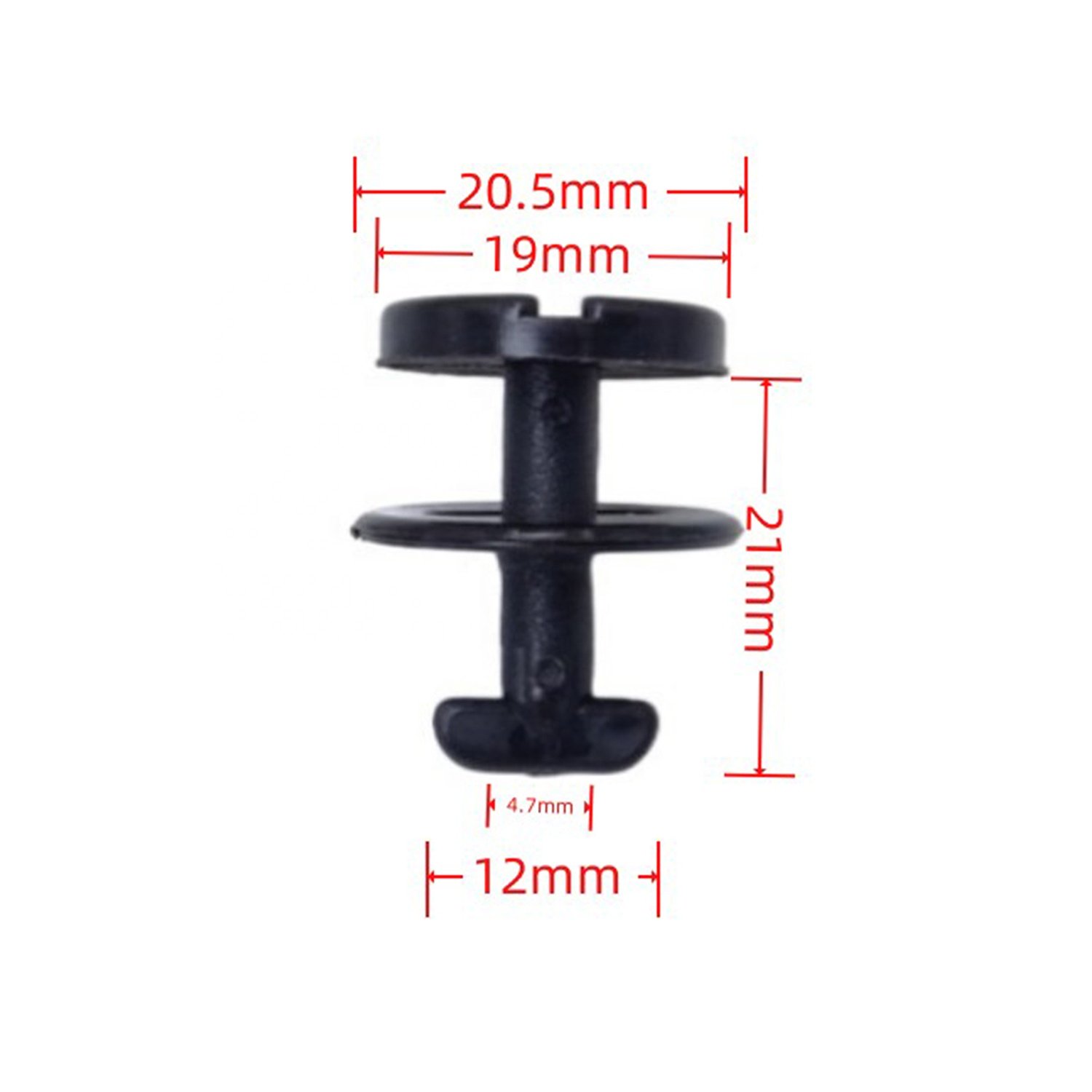 Auto Body Fastener Plastic Nylon Clip Carpet Retainer Clip Floor Mats Clips for BMW 82119410191