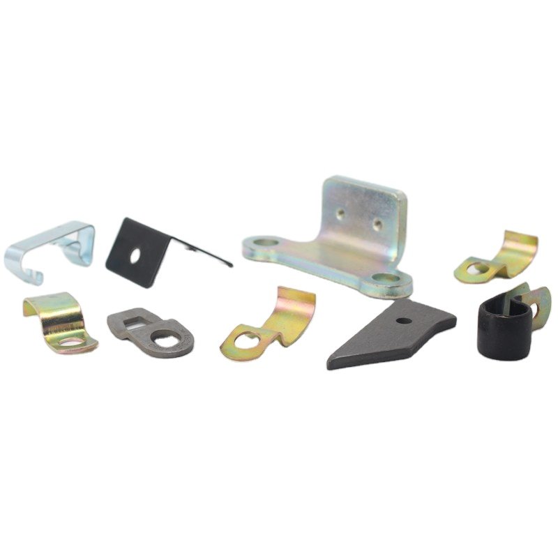 OEM Customized Stamping Products Black Mounting Metal Bracket