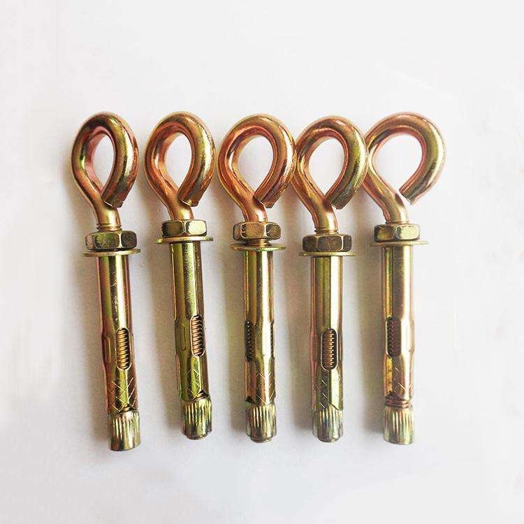 Distribute Price Sleeve Anchor M10 M12 Fasteners Zinc Concrete With Eye Bolt , Yellow 15-25 Days 10mm~60mm Available Stock
